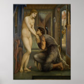 Burne-Jones - Pygmalion, Soul Admes ポスター (正面)