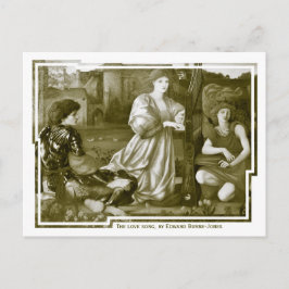 Burne-Jones The love song CC0791 Pre-Raphaelite ポストカード
