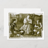 Burne-Jones The love song CC0791 Pre-Raphaelite ポストカード (正面/裏面)