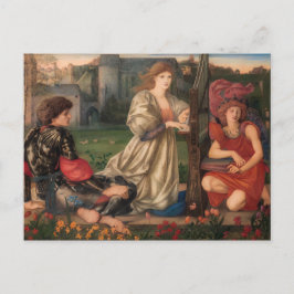 Burne-Jones The love song CC0792 Pre-Raphaelite ポストカード