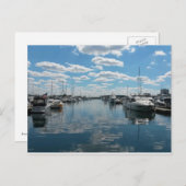 Burnham港-シカゴ ポストカード (正面/裏面)