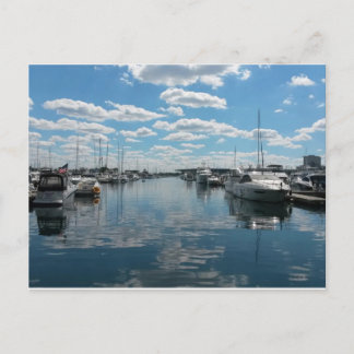 Burnham港-シカゴ ポストカード