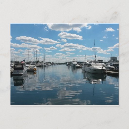 Burnham港-シカゴ ポストカード (正面)