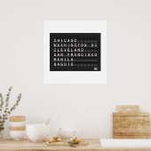 Burnham Planned はっきりした Star Logoポスター ポスター (キッチン)