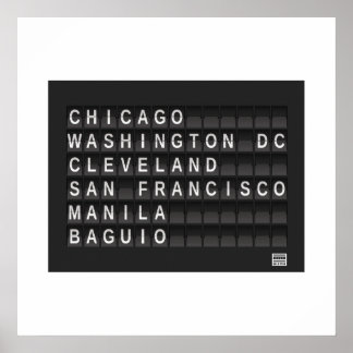 Burnham Planned はっきりした Star Logoポスター ポスター