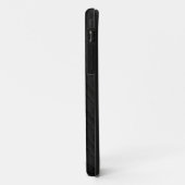 Burninのゴム製新しいタイヤの踏面の黒 Case-Mate iPhoneケース (裏面/左)