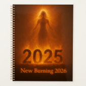 Burning 2025 New Year 2026 Fresh Start Artwork プランナー手帳 (正面)