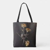 Burning Roses – Golden Elegance トートバッグ (裏面)