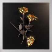 Burning Roses – Golden Elegance ポスター (正面)