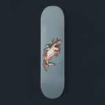 Burning Shark Flaming Tattoo Style Illustration スケートボード<br><div class="desc">This cool skateboard featuring burning shark illustration would make a wonderful gift for shark lover!</div>