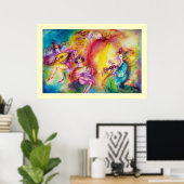 BURNING THE CARNIVAL / Venetian Masquerade Dance ポスター (ホームオフィス)