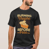 Burning Thighs Before Pies Thanksgiving Run Tシャツ (正面)