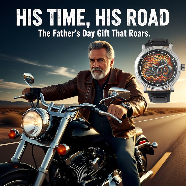 Burning Velocity, Motorcycle Watch Face. 腕時計 (クリエイターアップロード済み)