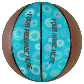 BurningMint™パーソナライズされたバスケットボール(名称) バスケットボール (縦)