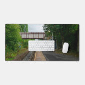 Burnley Barracks Railway - ランカシャー鉄道 デスクマット (キーボード&マウス)