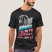 BurnoutまたはBows Genderがベビー発表Gr Tシャツ (正面)