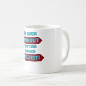 "Burnout is out" コーヒーマグカップ (正面右)