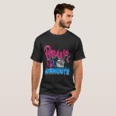 BurnoutsまたはBowsジェンダーがベビーパーティー発表 Tシャツ (正面フル)