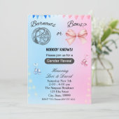 BurnoutsまたはBowsジェンダーの表示招待状 招待状 (スタンド正面)