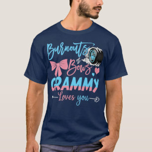 BurnoutsまたはBows Grammy Loves You Gender Reveal Tシャツ