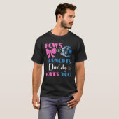 Burnouts or bows daddy gender reveal baby party an tシャツ (正面フル)