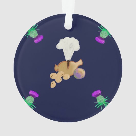 Burns Night sky edit オーナメント (裏面)