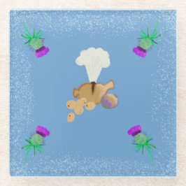 Burns Night sky edit ガラスコースター