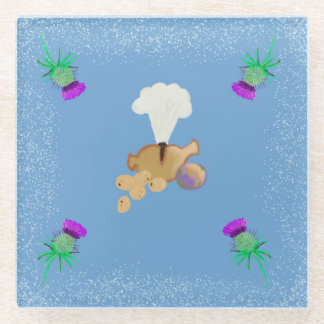 Burns Night sky edit ガラスコースター