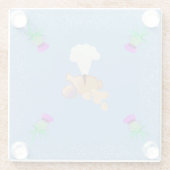 Burns Night sky edit ガラスコースター (裏面)