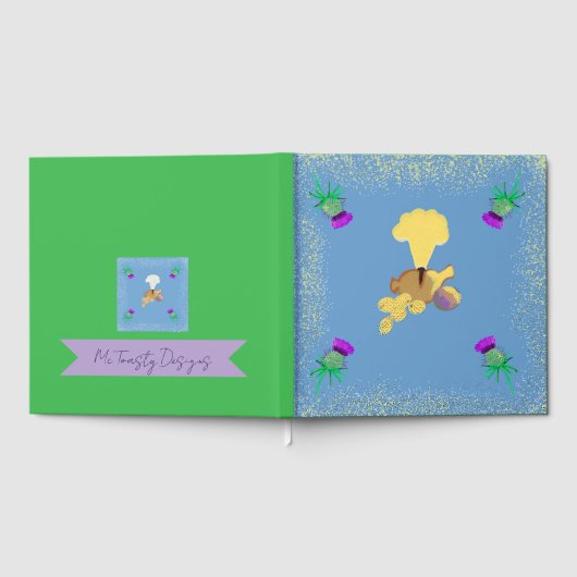 Burns Night sky edit Guest Book ゲストブック (全面)