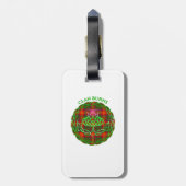Burns Scottish Tartan Celtic Thistle ラゲッジタグ (裏面縦)