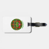 Burns Scottish Tartan Celtic Thistle ラゲッジタグ (裏面横)