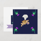 Burns supper サンキューカード (正面/裏面)