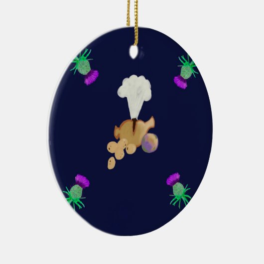 Burns supper セラミックオーナメント (右)