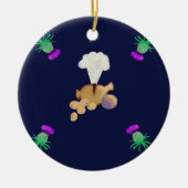 Burns supper セラミックオーナメント (正面)