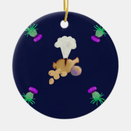 Burns supper セラミックオーナメント