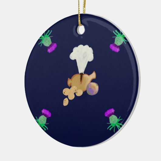 Burns supper セラミックオーナメント (左)