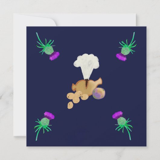 Burns supper セーブザデート (正面)