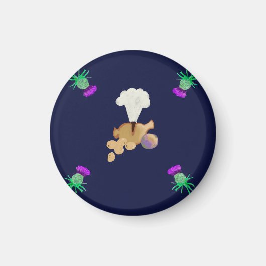 Burns supper マグネット (正面)