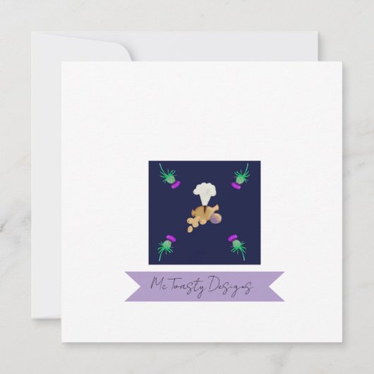 Burns supper 招待状 (裏面)