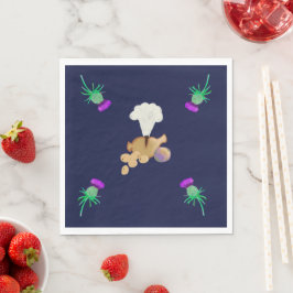 Burns supper napkins スタンダードランチョンナプキン