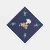 Burns supper napkins スタンダードランチョンナプキン (角)