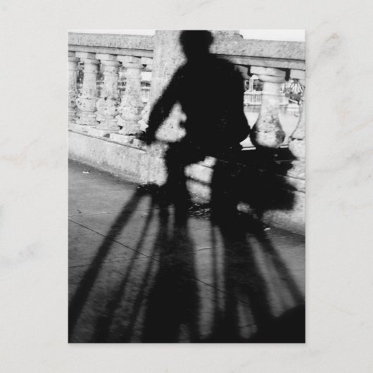 Burnside橋、ポートランド、オレゴンの競輪選手 ポストカード (正面)