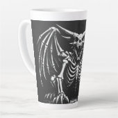 BurnsInHellによるスケルトンドラゴン カフェラテマグ (左アングル)