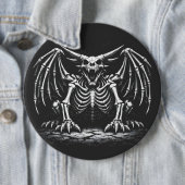 BurnsInHellによるスケルトンドラゴン 缶バッジ (インサイチュ)