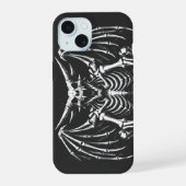 BurnsInHellによるスケルトンドラゴン iPhone 15ケース (裏面)