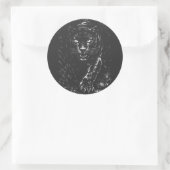 BurnsInHellによるブラックパンサー ラウンドシール (バッグ)