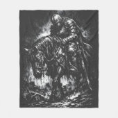 BurnsInHellによる堕ちた騎士 フリースブランケット (正面)