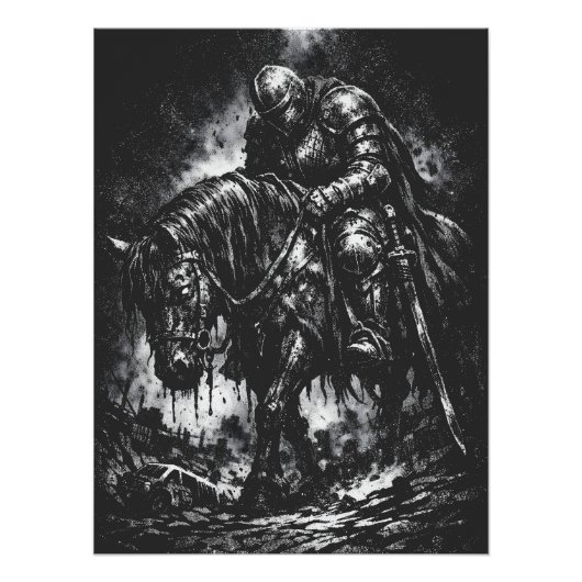 BurnsInHellによる堕ちた騎士 ポスター (正面)