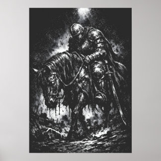 BurnsInHellによる堕ちた騎士 ポスター
